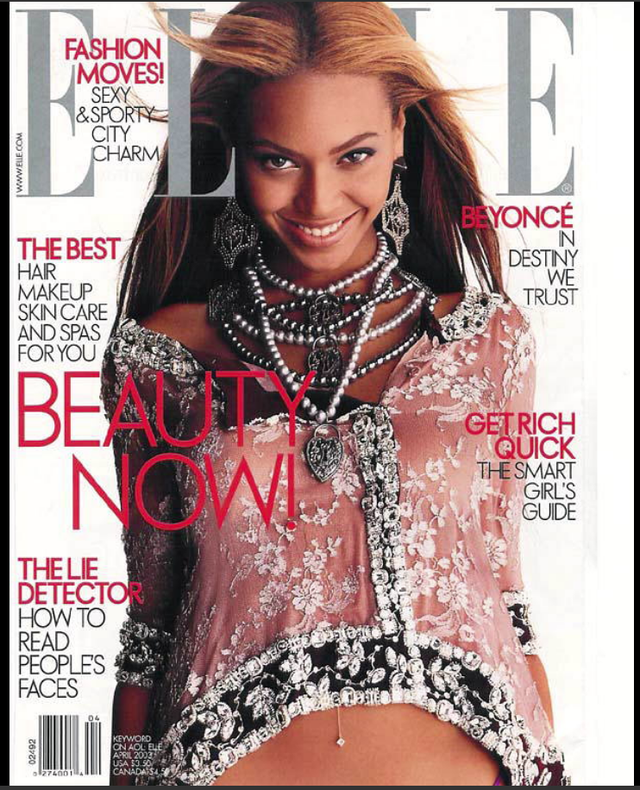 Beyonce cover Elle
