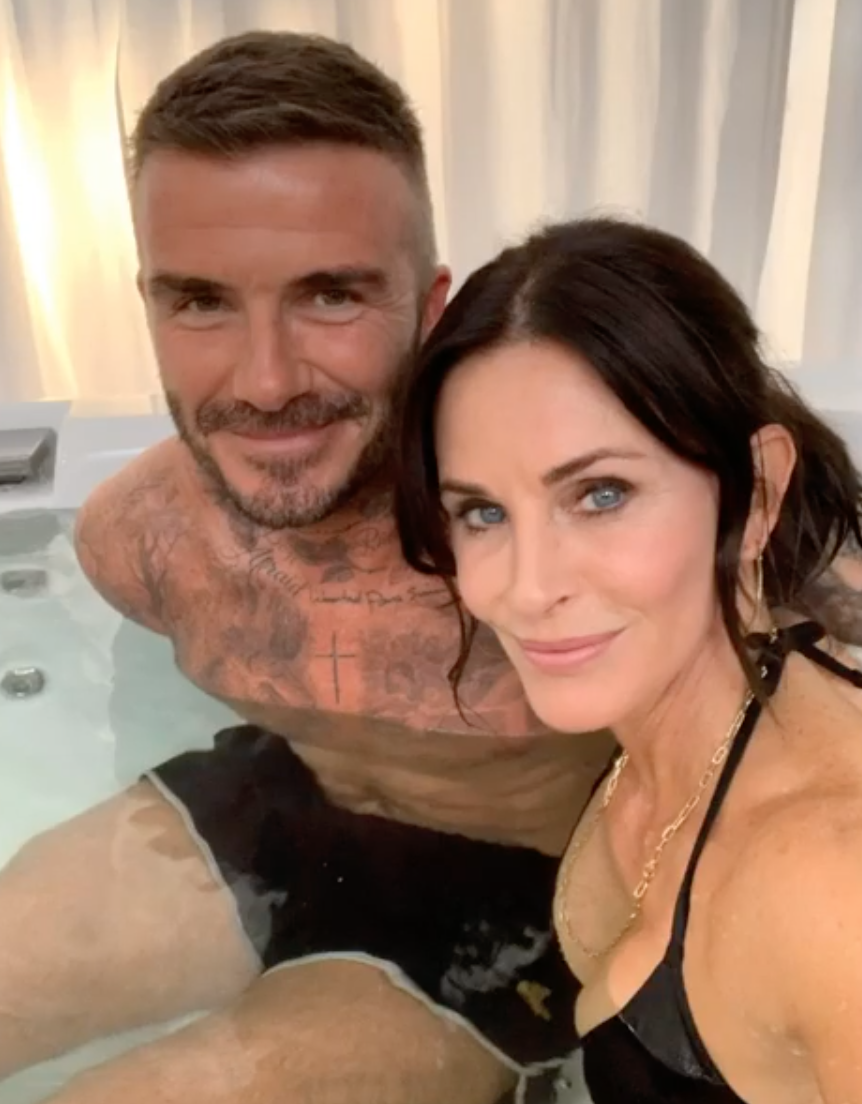 David Beckham e Courteney Cox stanno insieme?