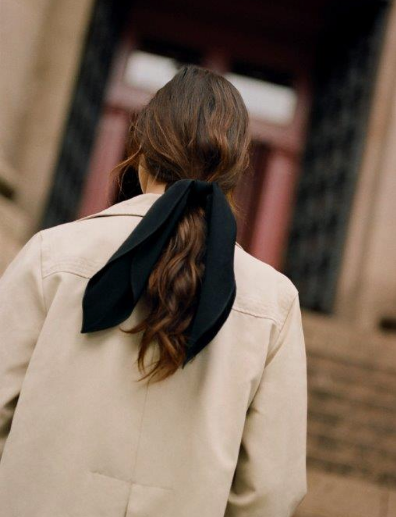 Hair, White, Shoulder, Hairstyle, Street fashion, Outerwear, Long hair, Neck, Fashion, Brown hair, 