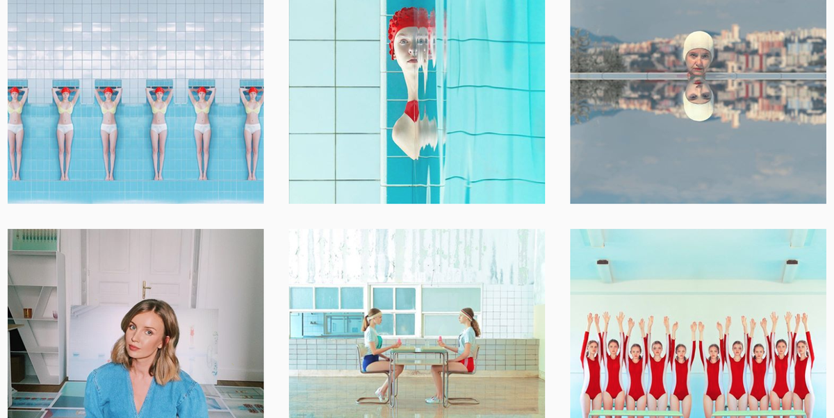 Maria Švarbová e il fascino discreto (e surreale) delle piscine comunali