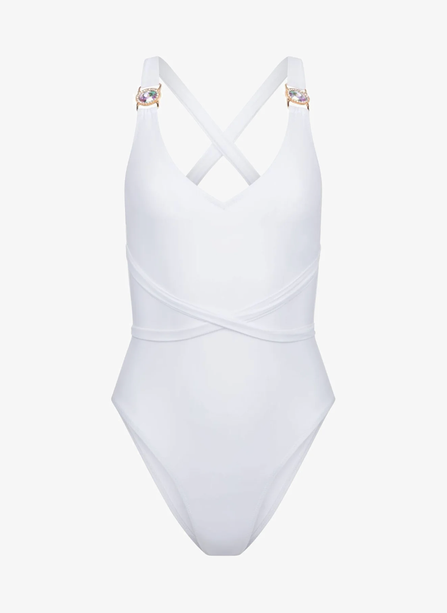 minx fashion white one piece swimsuit in zalando