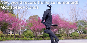 robot umanoide cinese corre batte record velocità