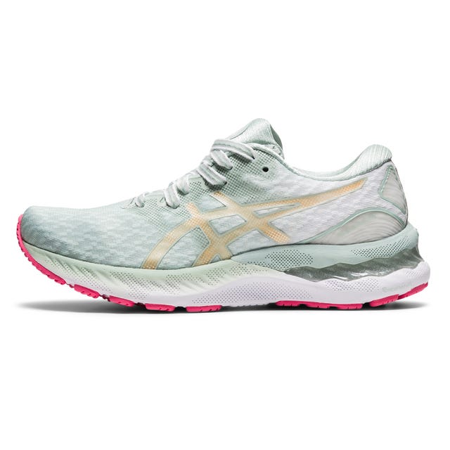 asics sakura hardloopschoenen sportschoenen dames groen roze