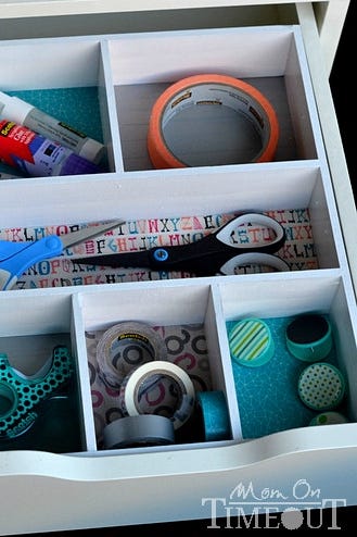 school organization ideas drawer organizer