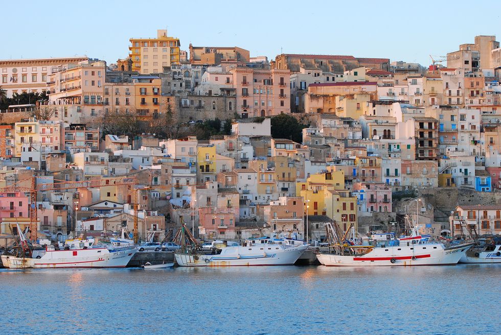 puerto de pescadores de sciacca sicilia