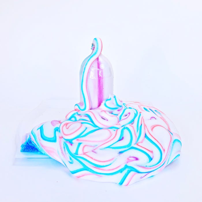 Foamy, striped "elephant toothpaste" overflows from a bottle in this science experiment for kids foamy striped elephant toothpaste overflows from a bottle in this science experiment for kids