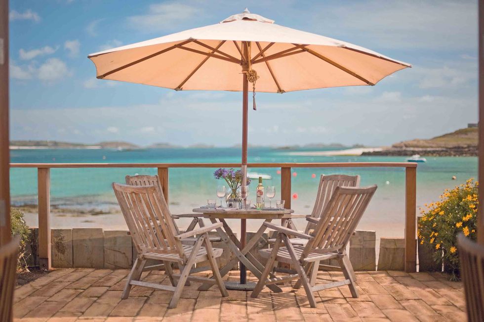 The Isles of Scilly, a luxury guide. Ruin Beach Cafe, Tresco
