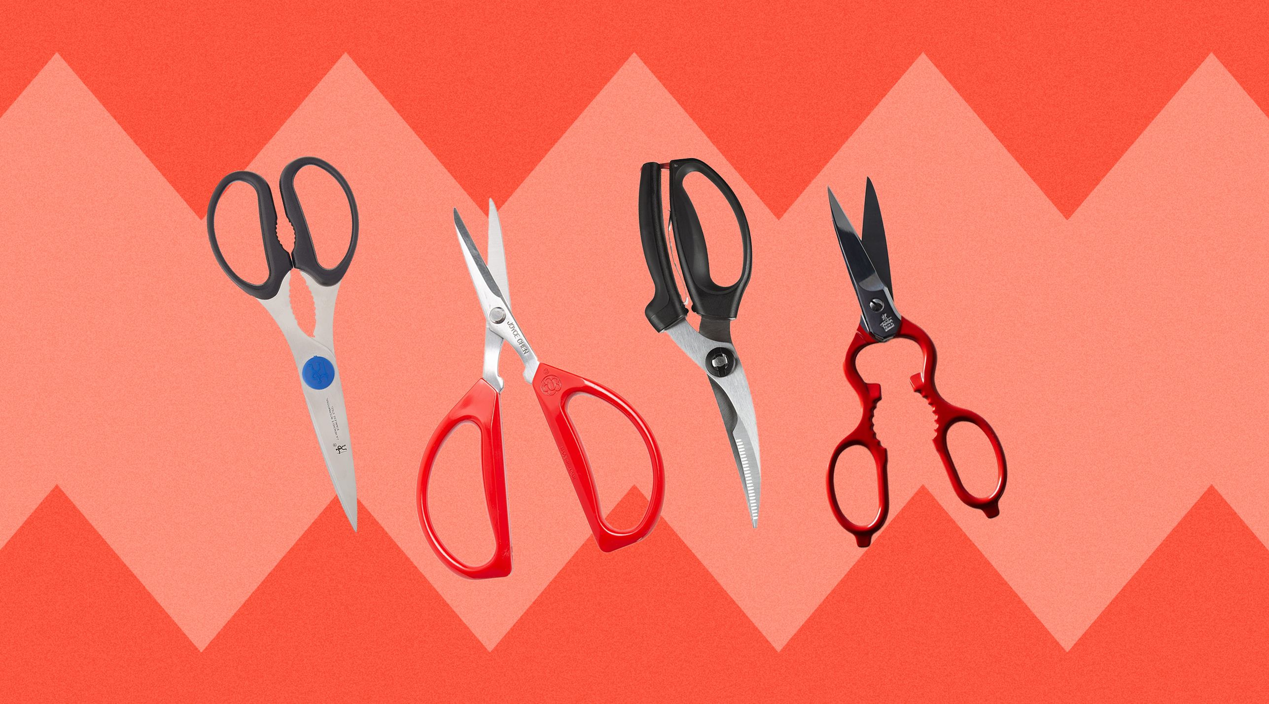 Joyce Chen Original Unlimited Kitchen Scissors | Red