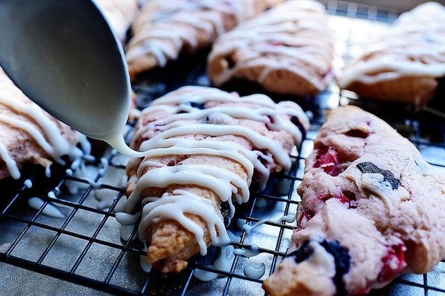 mixed berry scone recipe