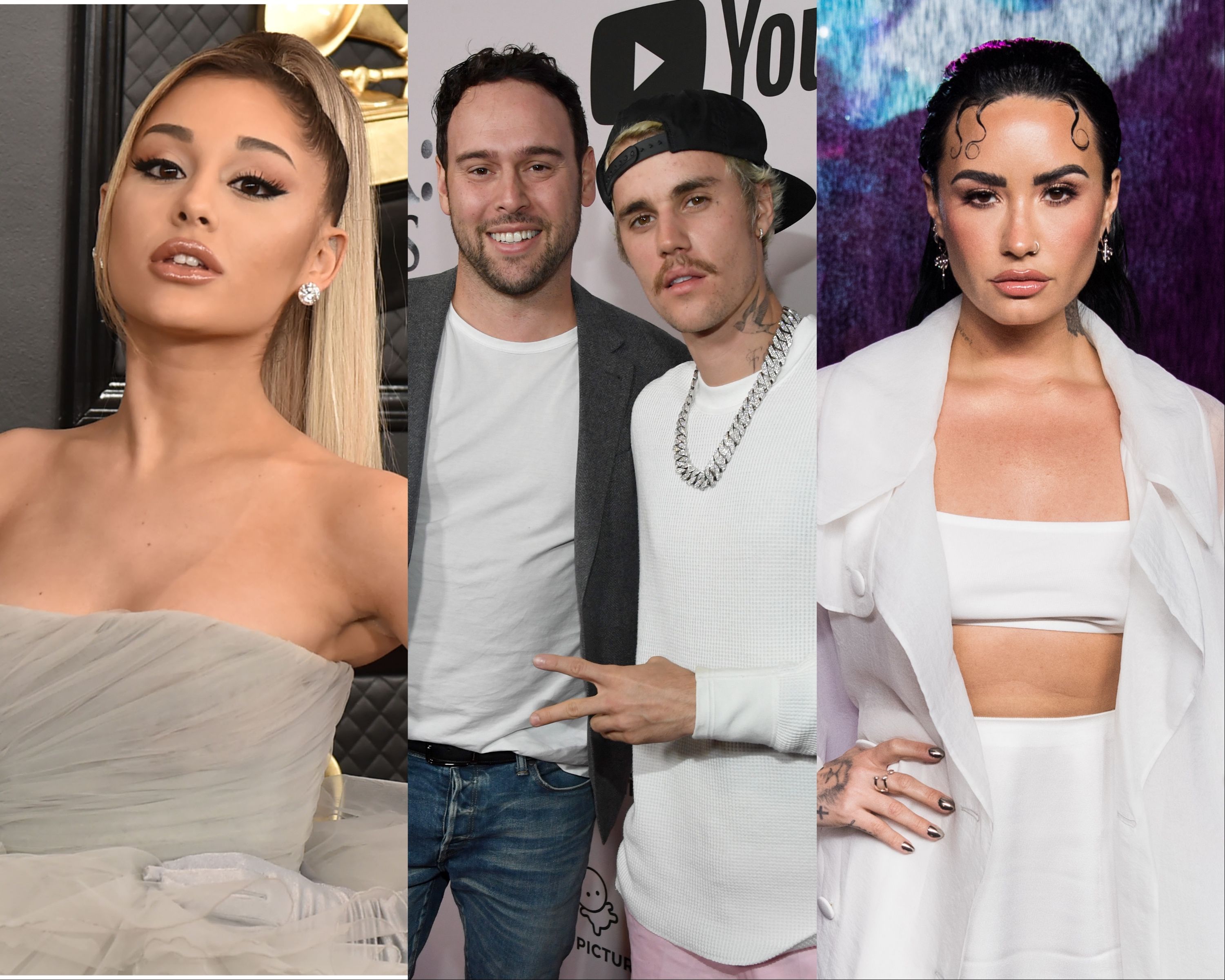 Ariana Grande and Demi Lovato reportedly leave manager Scooter Braun