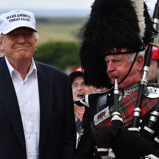 ayr, scotland   june 24  presumptive republican nominee for us president donald trump speaks as he reopens his trump turnberry resort on june 24, 2016 in ayr, scotland  photo by jeff j mitchellgetty images
