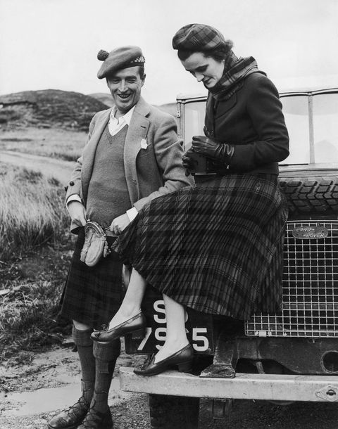 scotland, ian campbell, 11th duke of argyll and margaret campbell, duchess of argyll april 1952