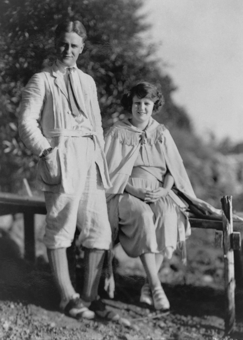 Portrait of F. Scott and Zelda Fitzgerald