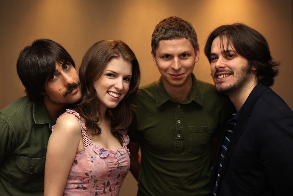 Scott Pilgrim vs The World director Edgar Wright poses at the start of the film