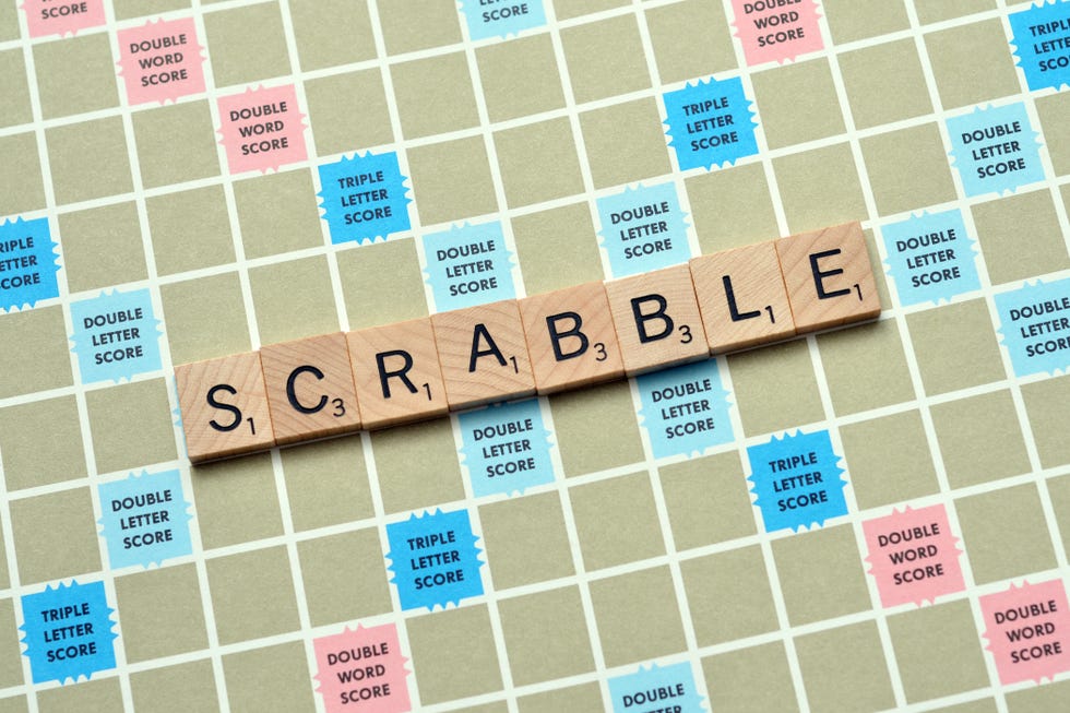 scrabble board game