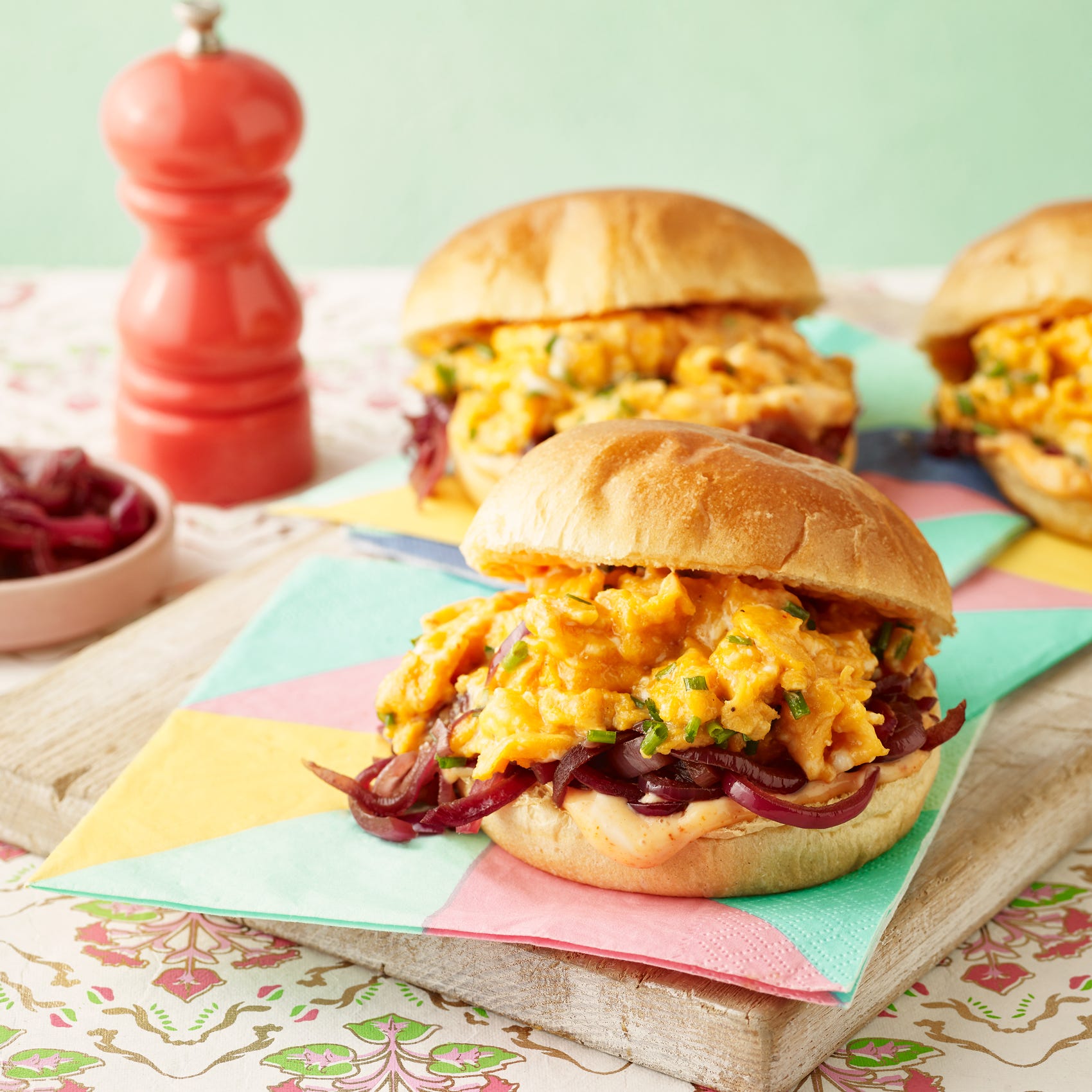 best brunch recipes scrambled egg brioche