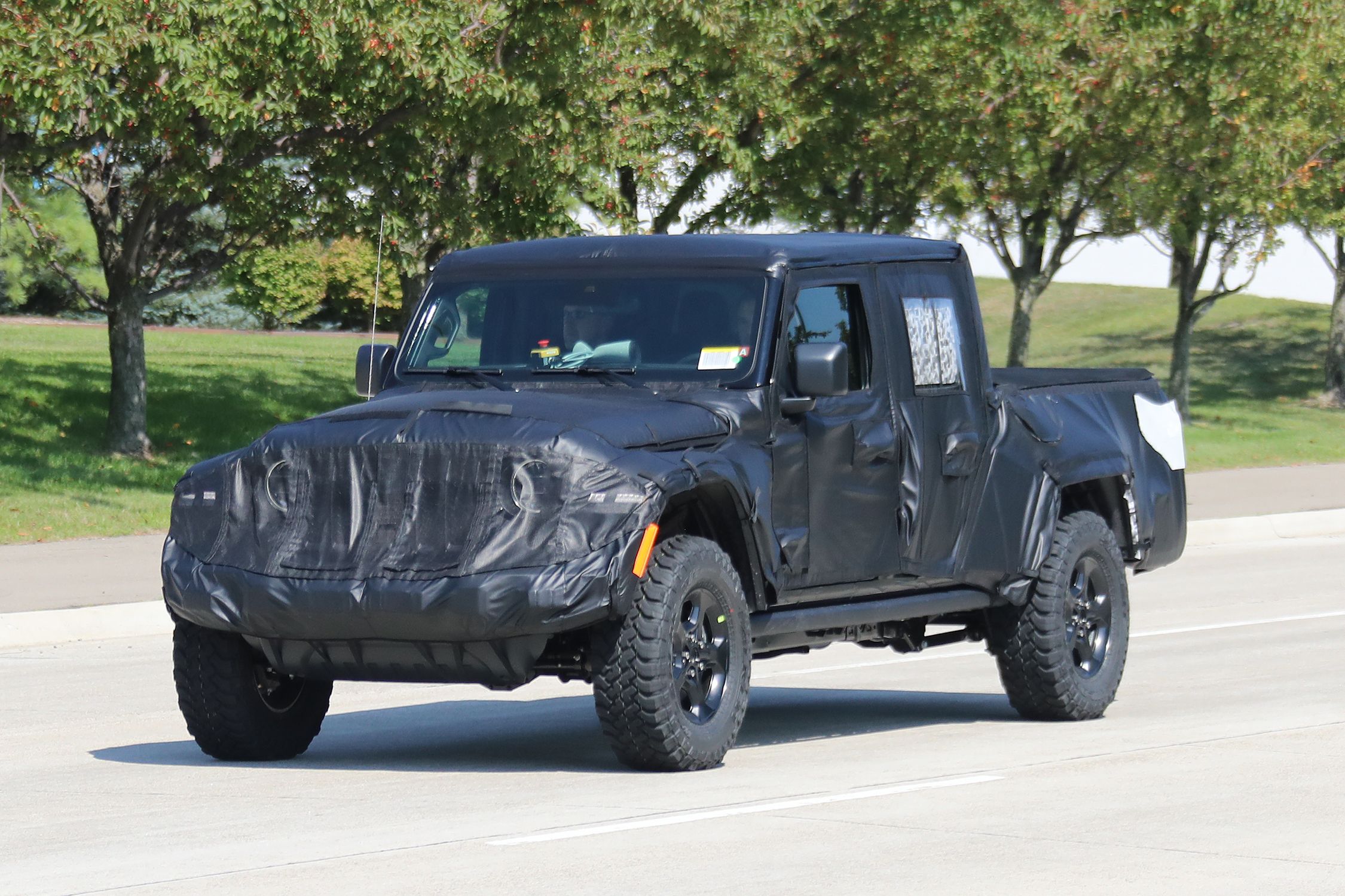 Spied: Every Angle of the Jeep Wrangler Pickup Truck