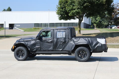 Spied: Every Angle of the Jeep Wrangler Pickup Truck