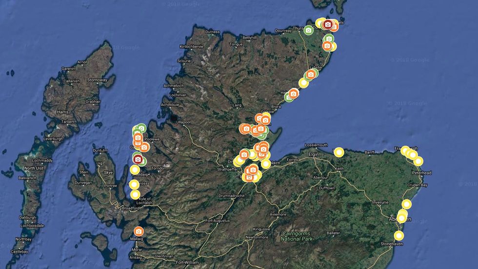 SCRAPbook - higher Scotland beaches - litter - Google Maps