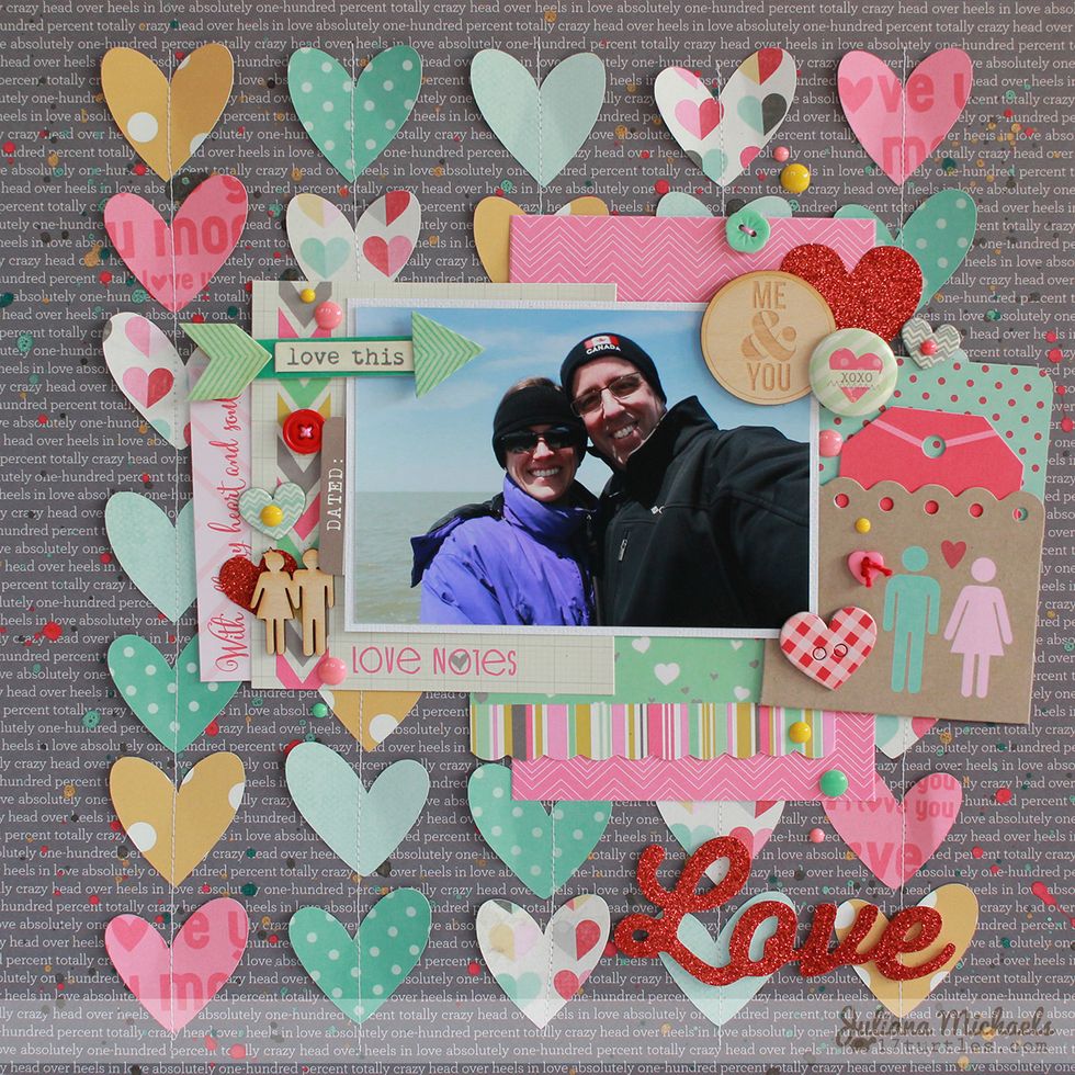 Scrapbook Layouts  Make It from Your Heart