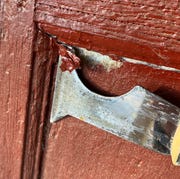 Scraping old paint scraping old paint
