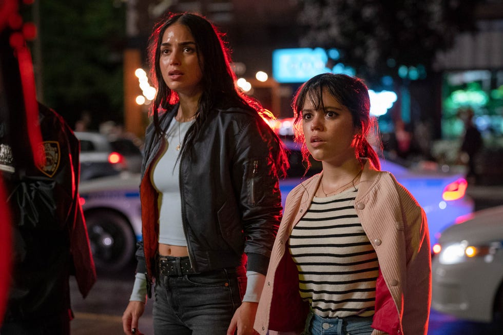 melissa barrera “sam carpenter”, left, and jenna ortega “tara carpenter” stars in paramount pictures and spyglass media group's "scream vi" melissa barrera “sam carpenter”, left, and jenna ortega “tara carpenter” stars in paramount pictures and spyglass media group's "scream vi"