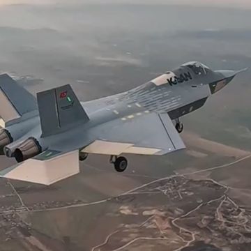 turkish fighter jet kaan conducts maiden flight