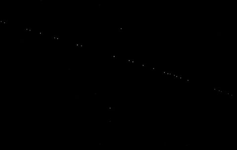 starlink satellites spotted over turkeyâs skies