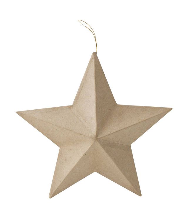 Star, Ornament, Holiday ornament, Beige, Origami, 