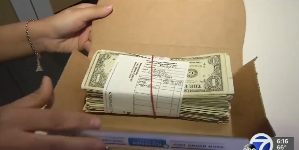 Woman Orders Domino's, Finds $5,000 Cash Inside Wings Box - Chew Boom