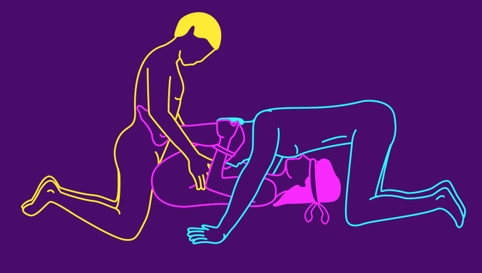 676px x 384px - 5 Threesome Sex Positions That Will Make You the Center of Attention