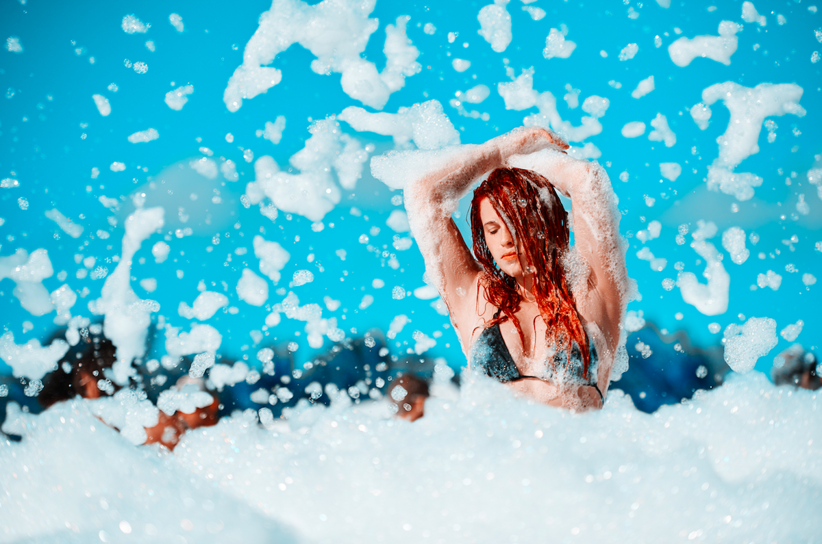Winter, Snow, Sky, Water, Freezing, Playing in the snow, Fun, Photography, 