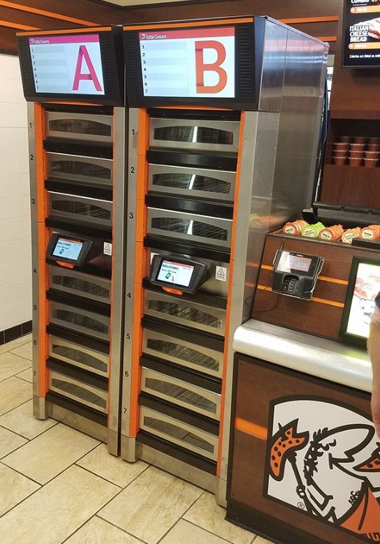 Pizza vending machines are a thing in America and they look incred