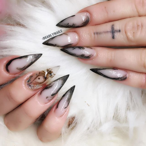 Your Worst Nightmare: This Nail Artist Literally Puts Dead Bugs In Her  Manicures