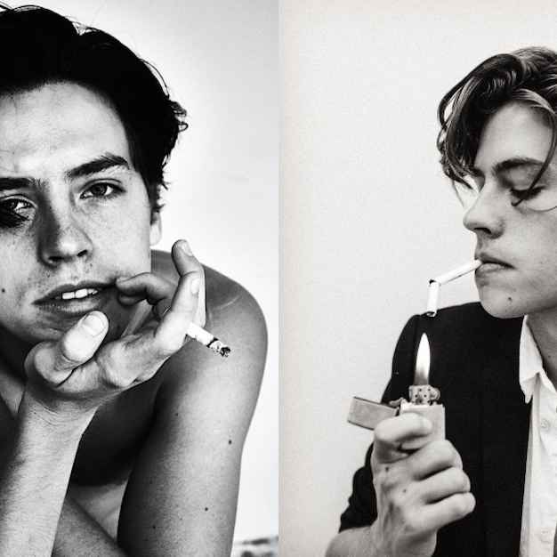 Cole Sprouse Trolled For Smoking Inside During Podcast Interview