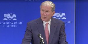 George W. Bush in New York on Oct. 19, 2017