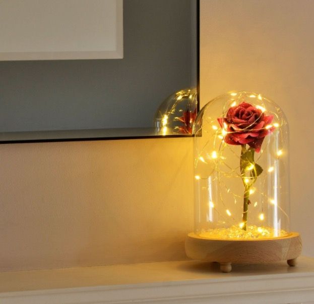 Primark's Beauty And The Beast light makes the perfect bedside table lamp 