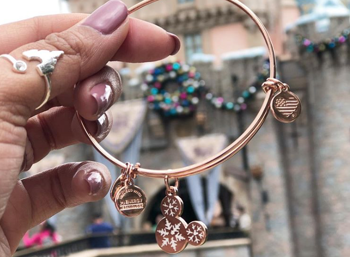 rose gold disney bracelet