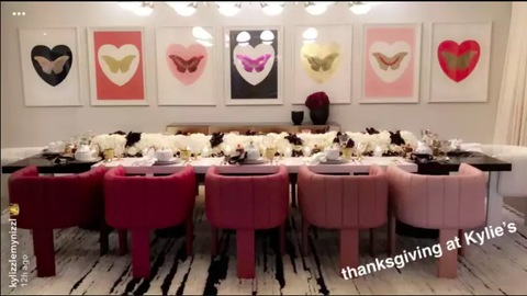 Function hall, Pink, Table, Interior design, Banquet, Room, Tablecloth, Party, Restaurant, Furniture, 