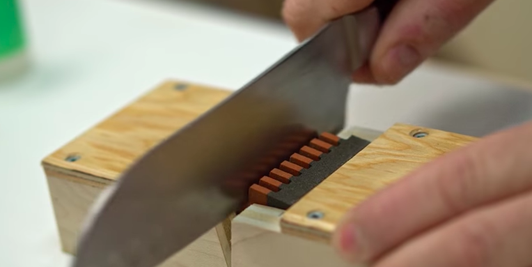 Makeshift Knife Sharpening Jig  Smoking Meat Forums - The Best Smoking  Meat Forum On Earth!