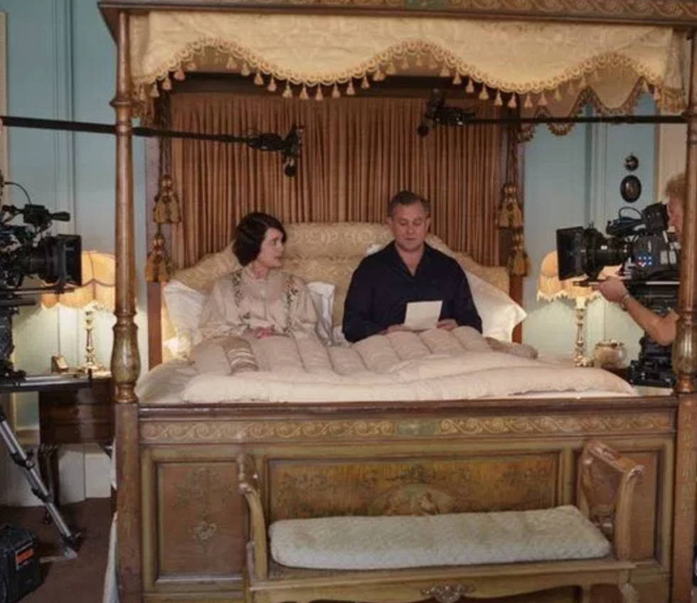 Furniture, Bed, Antique, Classic, Room, four-poster, 