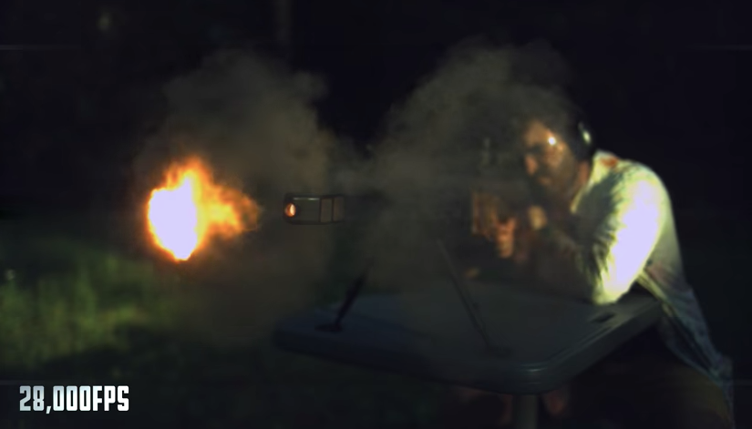 Firing a .50 Caliber Rifle at 130,000 FPS