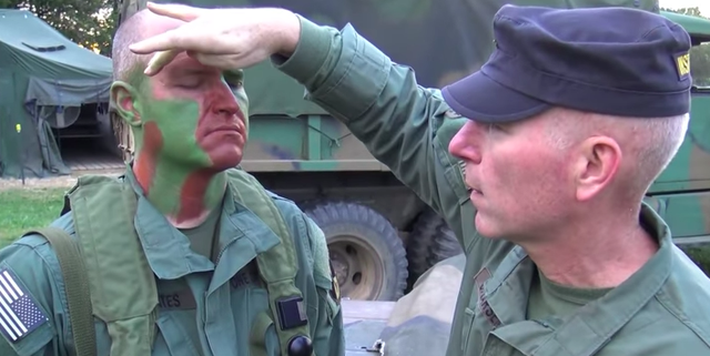 How Militaries Around the World Camouflage Soldiers' Faces