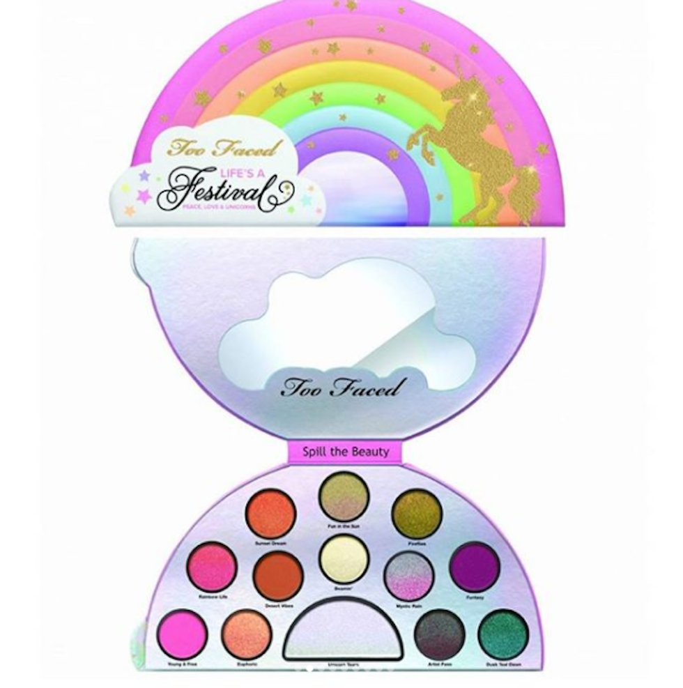 Des paillettes, des licornes : c'est la palette LIFE'S A FESTIVAL de TOO  FACED ! – Elsa Makeup Addict