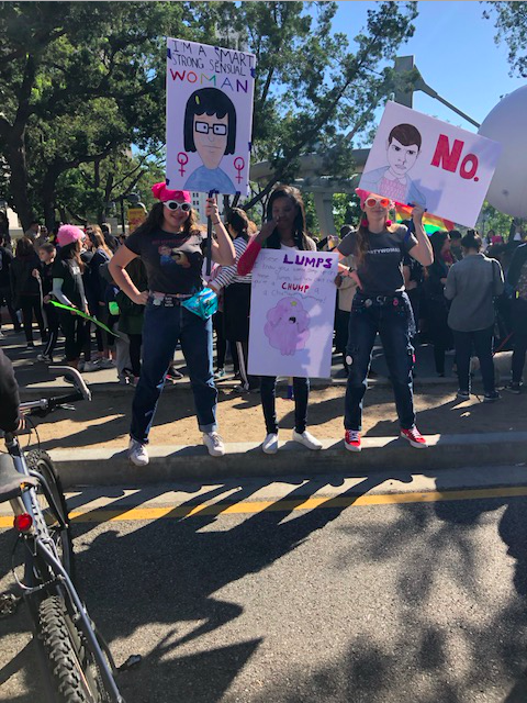 women's march 2018, women's march los angeles