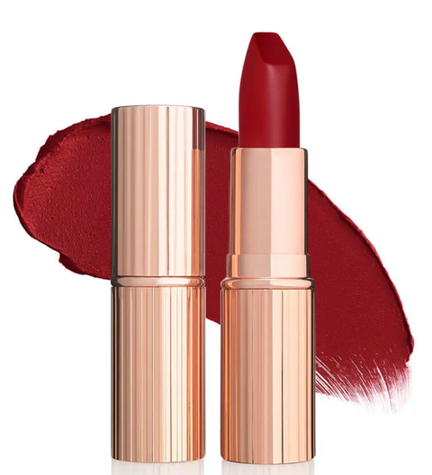 Red, Lipstick, Cosmetics, Lip, Pink, Beauty, Lip care, Orange, Material property, Tints and shades, 