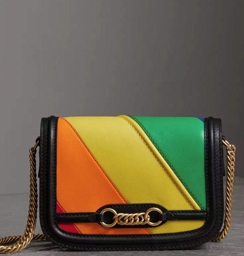 Burberry hotsell rainbow bag