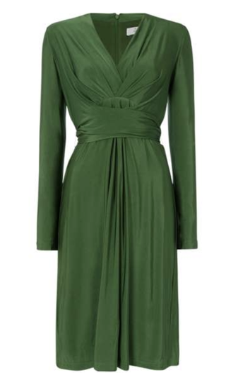 Clothing, Dress, Green, Day dress, Sleeve, Cocktail dress, Outerwear, Gown, Neck, A-line, 