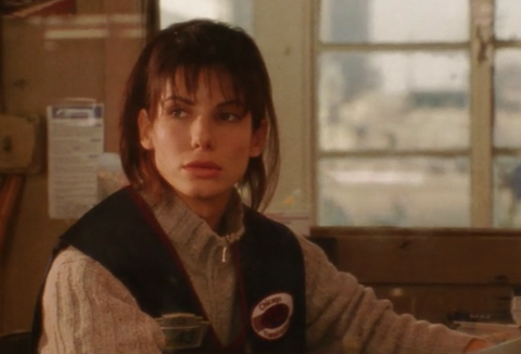 Every Sandra Bullock Outfit in While You Were Sleeping Is Pajamas Every Sandra Bullock Outfit in While You Were Sleeping Is Pajamas