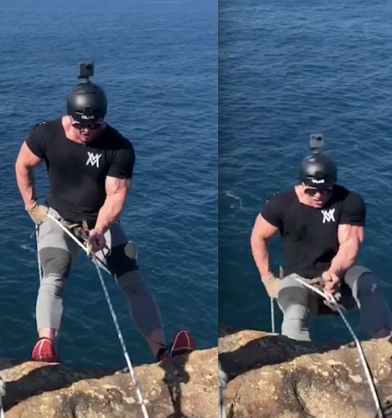 Calum Von Moger Injures Knee In Cliff Accident - Calum Von Moger's Near ...